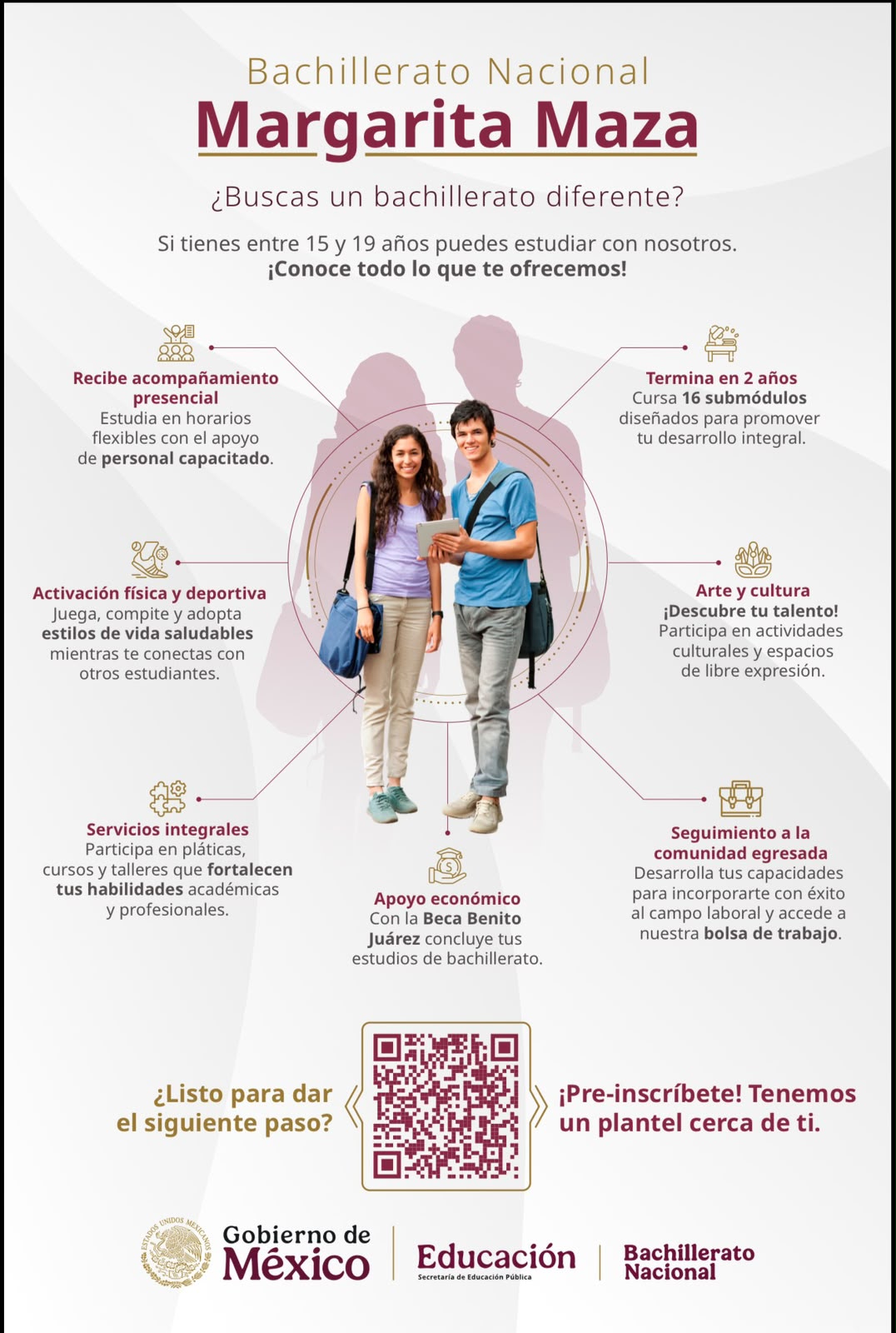 Gobierno de Huamantla invita a inscribirse al bachillerato nacional 'Margarita Maza'